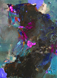 Narcissist Cat 2021 17x13 Original Painting - Victor Sheleg Narcissist Cat 2021 17x13 Original Painting - Victor Sheleg