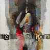 Temptation 2022 59x58 - Huge - Mural Size Original Painting by Victor Sheleg - 0