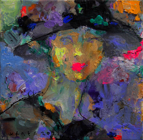 Girl With Dreams Original Painting - Victor Sheleg