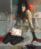 She Loves Fashion Magazines 2023 47x39 - Huge Original Painting by Victor Sheleg - 0