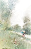 Spring Showers 44x32 - Huge Limited Edition Print by Adolf Sehring - 0