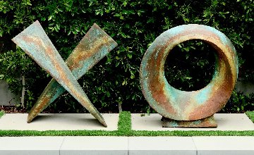 Love Letters Ceramic and Copper Sculpture 2020 80 in Sculpture - Charles Sherman Love Letters Ceramic and Copper Sculpture 2020 80 in Sculpture - Charles Sherman