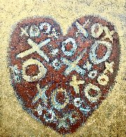 Happy Heart 2020 40x36 Huge Original Painting by Charles Sherman - 1 Happy Heart 2020 40x36 Huge Original Painting by Charles Sherman - 1
