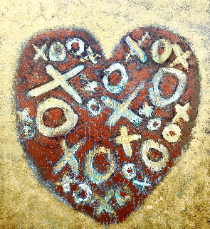 Happy Heart 2020 40x36 Super Huge Original Painting - Charles Sherman Happy Heart 2020 40x36 Super Huge Original Painting - Charles Sherman