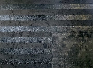 Grieving Flag in Black 2020 36x47 Original Painting - Charles Sherman Grieving Flag in Black 2020 36x47 Original Painting - Charles Sherman