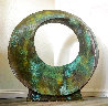 Infinity Ring Ceramic and Iron Sculpture Unique 2017  80 in - Huge Sculpture by Charles Sherman - 1