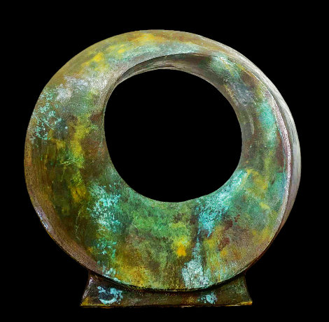 Infinity Ring Ceramic and Iron Sculpture Unique 2017  80 in - Huge Sculpture - Charles Sherman