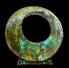Infinity Ring Ceramic and Iron Sculpture Unique 2017  80 in - Huge Sculpture by Charles Sherman - 0