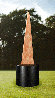 Rising Avatar Steel Sculpture 2002 122 in - Monumental Size Sculpture by Charles Sherman - 2