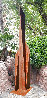 Ascending Mountain Corten Steel Sculpture 2023 121 in - Huge Monumental Size Sculpture by Charles Sherman - 0