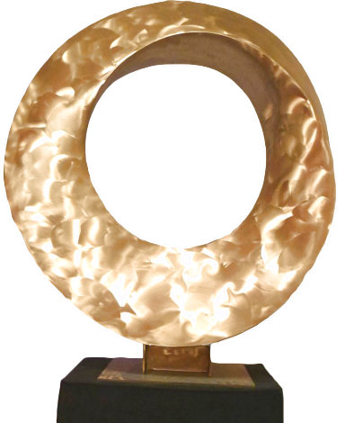 Serenity,  Infinity Ring, Bronze Sculpture 2020 40 in Sculpture - Charles Sherman