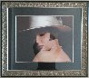 White Hat And Pearls 39x31 Original Painting by Alexander Sheversky - 1