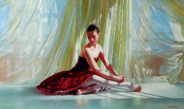 Perfectly Ready 36x60 Original Painting - Alexander Sheversky Perfectly Ready 36x60 Original Painting - Alexander Sheversky