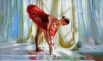 Poise 36x60 Original Painting - Alexander Sheversky Poise 36x60 Original Painting - Alexander Sheversky