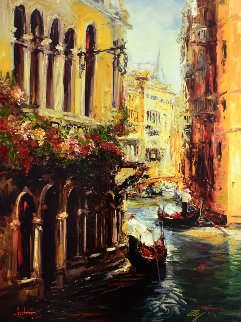 Streets of Venice 2007 Embellished Limited Edition Print - Stephen Shortridge Streets of Venice 2007 Embellished Limited Edition Print - Stephen Shortridge