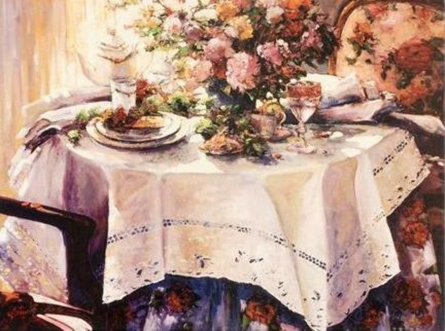 Tea And Romance AP Limited Edition Print by Stephen Shortridge