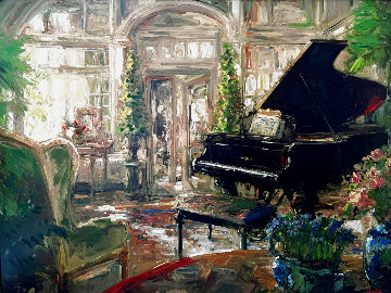 My Quiet Place 2002 Embellished Huge Limited Edition Print - Stephen Shortridge My Quiet Place 2002 Embellished Huge Limited Edition Print - Stephen Shortridge