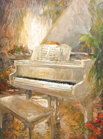 Mini Soft Piano 56x44 Huge Original Painting - Stephen Shortridge