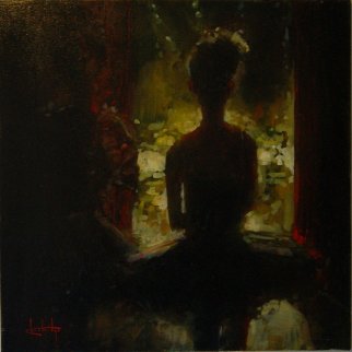 Anticipation 2011 24x24 Original Painting - Stephen Shortridge Anticipation 2011 24x24 Original Painting - Stephen Shortridge