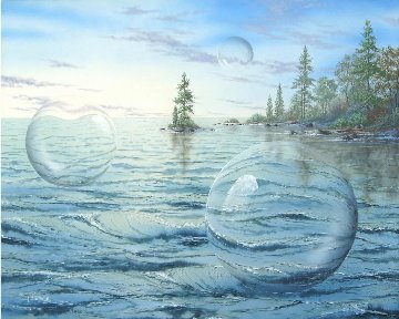 Spheres of Influence 2001 24x30 Original Painting - Kenneth Shotwell Spheres of Influence 2001 24x30 Original Painting - Kenneth Shotwell