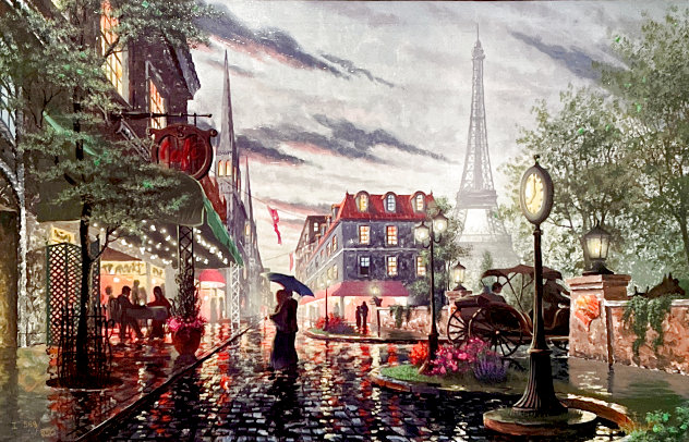 Paris Cafe Summer 2005 - France Limited Edition Print by Kenneth Shotwell
