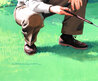 President Eisenhower Golfing 1950 29x35 Original Painting by Charles Showalter - 3 President Eisenhower Golfing 1950 29x35 Original Painting by Charles Showalter - 3