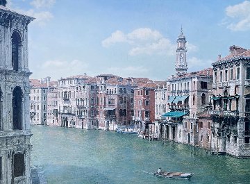 Venezia Canal Grande 1997 30x40 - Huge - Italy Original Painting - Igor Shterenberg 