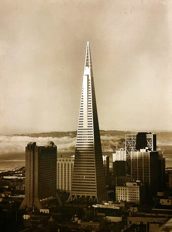 Transamerica Pyramid 1972 - Huge - San Francisco, CA Photography - Julius Shulman