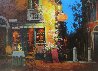 Canal And Cappuccino 2010 Embellished Limited Edition Print by Viktor Shvaiko - 0