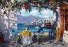 Meeting in Mykonos 2010 Embellished Limited Edition Print by Viktor Shvaiko - 0