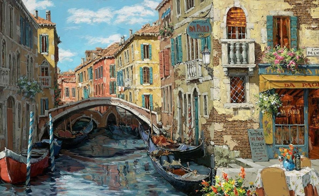 Reflections of Venice by Viktor Shvaiko