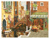 Fountain in the Square: Rendezvous in Venice Embellished Set 2 Limited Edition Print by Viktor Shvaiko - 1