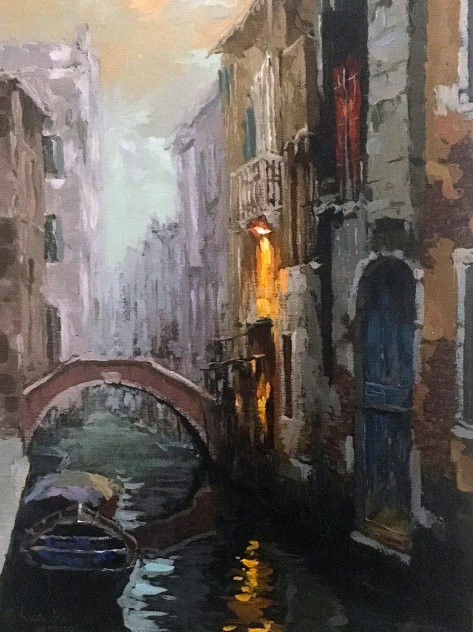 Morning Mist in Venice AP 2015 Embellished Limited Edition Print by Viktor Shvaiko