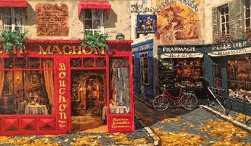Parisian Street AP 1975 Limited Edition Print - Viktor Shvaiko Parisian Street AP 1975 Limited Edition Print - Viktor Shvaiko