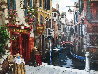 Quiet Table in Venice 2016 Embellished Limited Edition Print by Viktor Shvaiko - 0