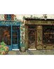 Cafe Tabac Embellished - Paris, France Limited Edition Print by Viktor Shvaiko - 1