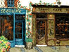 Cafe Tabac Embellished - Paris, France Limited Edition Print by Viktor Shvaiko - 2