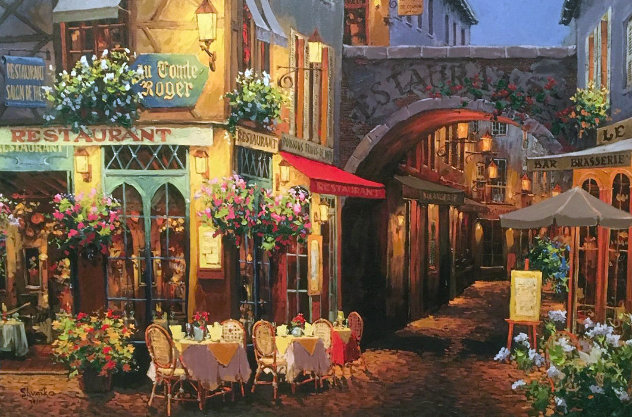 Evening in Provence 2004 Embellished Limited Edition Print by Viktor Shvaiko