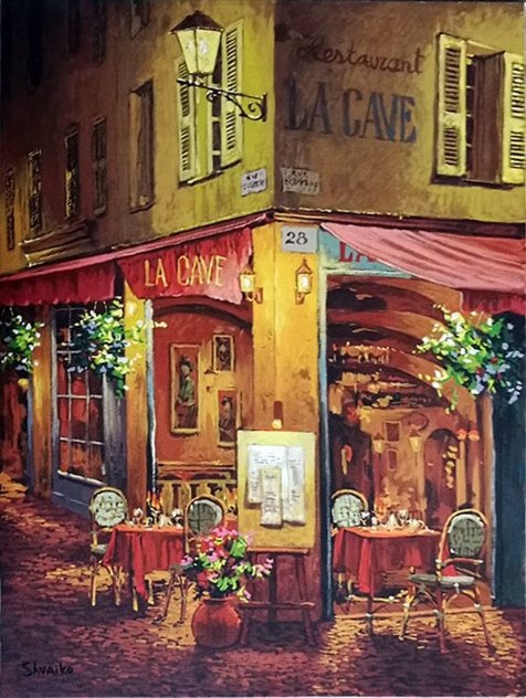 Dinner a La Cave PP Limited Edition Print by Viktor Shvaiko