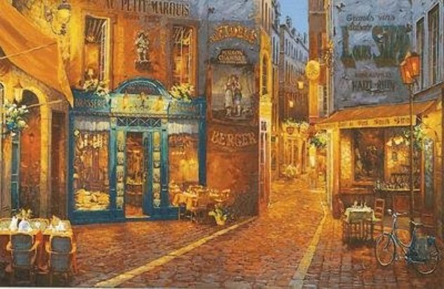 Au Petit Marquis PP - France Limited Edition Print by Viktor Shvaiko