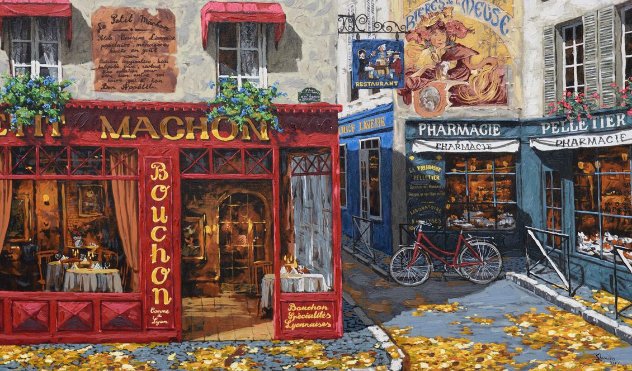 Autumn in Paris PP - France Limited Edition Print by Viktor Shvaiko