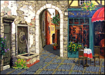 Fresco and Fountain PP Limited Edition Print - Viktor Shvaiko Fresco and Fountain PP Limited Edition Print - Viktor Shvaiko