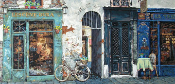 La Vielle Bicyclette De La Dame PP Limited Edition Print - Viktor Shvaiko La Vielle Bicyclette De La Dame PP Limited Edition Print - Viktor Shvaiko