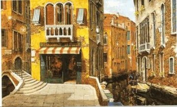 Sunny Day in Venice PP 1998 Limited Edition Print - Viktor Shvaiko