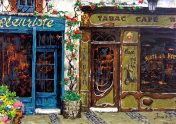 Les Bijoux De Paris Suite: Cafe Tabac PP Limited Edition Print - Viktor Shvaiko Les Bijoux De Paris Suite: Cafe Tabac PP Limited Edition Print - Viktor Shvaiko