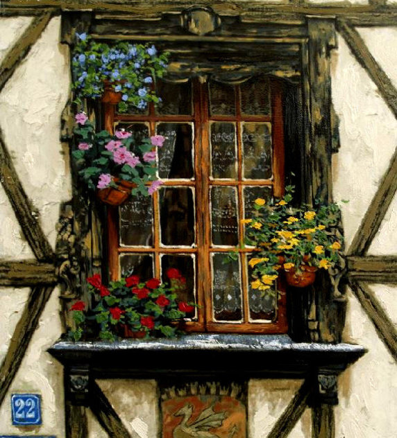 Windows of France PP Limited Edition Print by Viktor Shvaiko