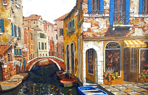 Autumn in Venice 1998 by Viktor Shvaiko