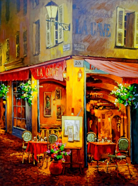 Dinner at La Cave AP 2002 Limited Edition Print by Viktor Shvaiko