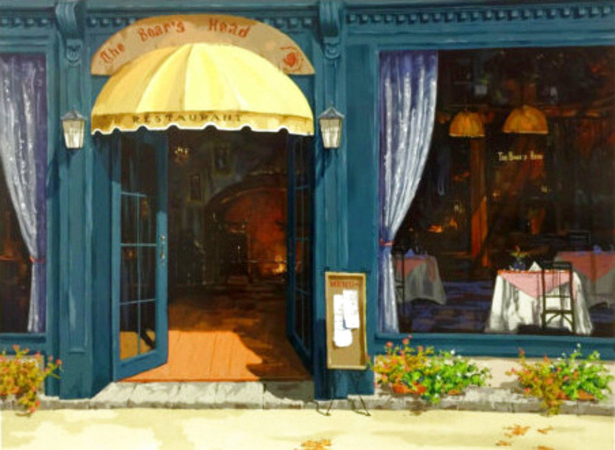 By the Hearth at the Boar's Head 1994 - Huge - California Limited Edition Print by Viktor Shvaiko