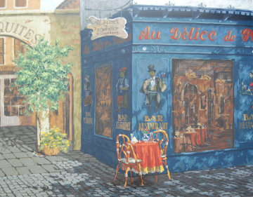 Afternoon Shadows 1999 Embellished 34x40 Limited Edition Print - Viktor Shvaiko Afternoon Shadows 1999 Embellished 34x40 Limited Edition Print - Viktor Shvaiko